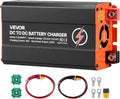 VEVOR Chargeur DC-DC avec MPPT 520 W 40 A Chargeur de Batterie DC-DC 12 V/24 V-12 V/24 V Double Entrée Panneau Solaire/Alternateur pour Camping-Car