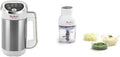 Moulinex Blender chauffant, 1000 W, Capacité 1.2 L, 5 programmes automatiques & Hachoir électrique, Fonctions 3-en, Emince, Hache, Mixe, 300 W