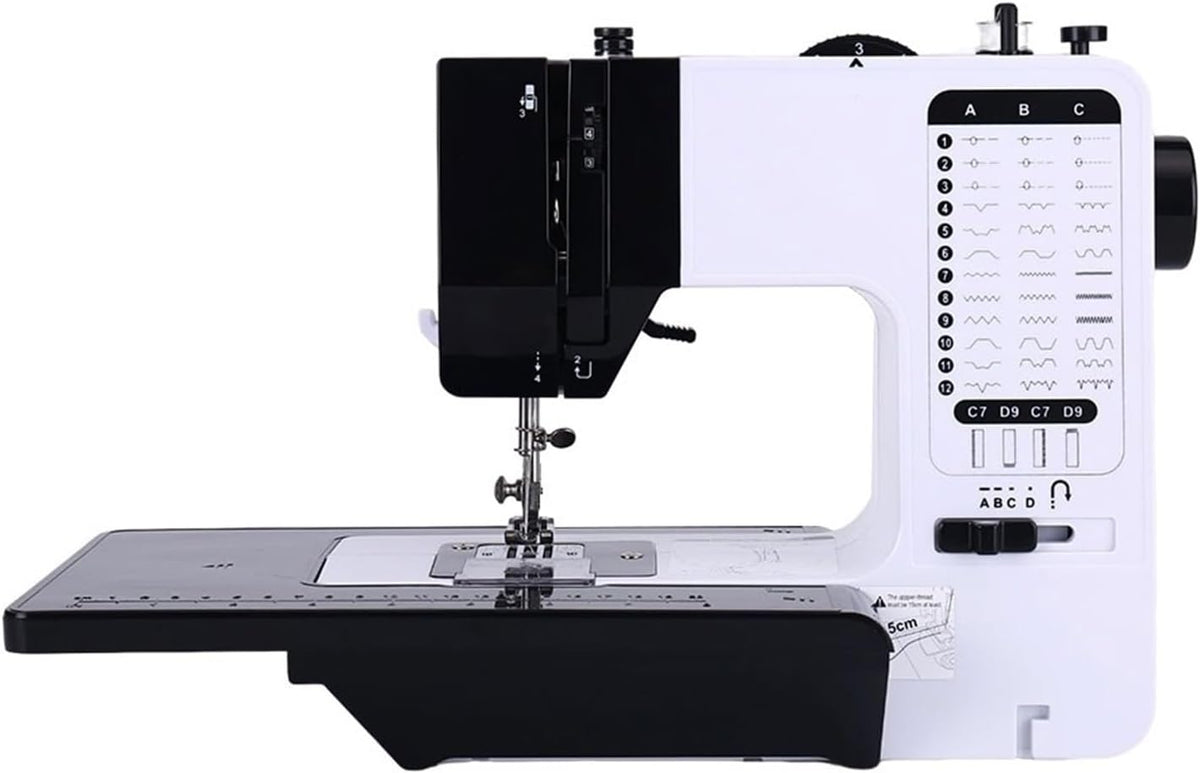 Machines à coudre, Machine à coudre portable pratique mini pied presseur remplaçable 40 points surjeteuse tricot bouton de démarrage électrique