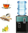 Fontaine À Eau 500 W (chaude/froide), À chargement Par Le Haut, Mini Fontaine À Eau De Comptoir, 3 Réglages De Température (eau Chaude)
