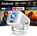 Videoprojecteur 2026 Upgraded AKIYO O4 Rétroprojecteur Portable 1080P, Full HD Supportée 4K