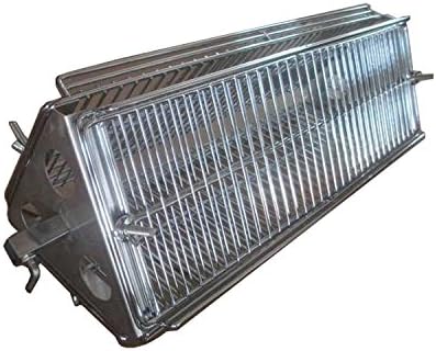 KuKoo Panier de Rotissoire Triangulaire Acier Inoxydable 70 cm x 20 cm parfait pour BBQ, Barbecue Grillades - Pièce Détachée