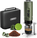 HIBREW H4C Explorer Machine Espresso Portable, Capsules NS & Café Moulu, Batterie Amovible, Réglages d'Extraction Ajustables, Recharge USB-C