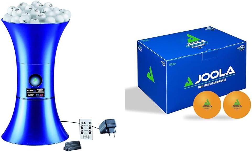 JOOLA TT-Buddy V300 Robot de Tennis de Table & Training 40+ * 120 Balles de Tennis de Table