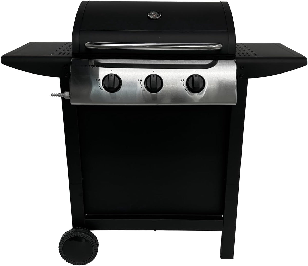 Happy Garden Barbecue Gaz Hawaï - 3 Brûleurs 8,4 kW Butane/Propane - 2 Tablettes