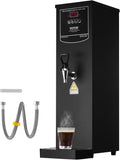 VEVOR Distributeur d'Eau Chaude Électrique, Fontaine à Eau Chaude sur Réseau 15 L avec Débit 50 L/h, pour Café Thé Restauration Bureau